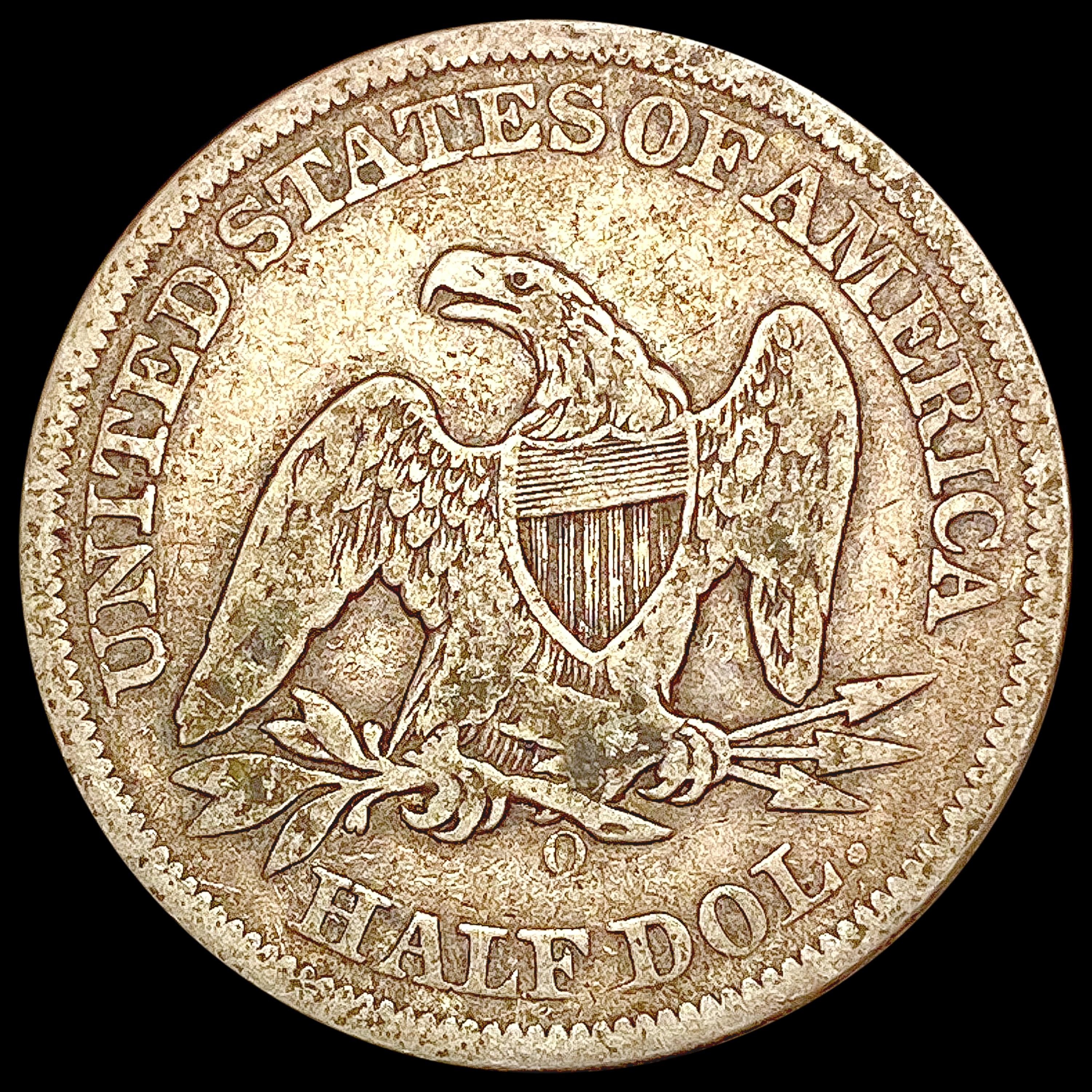 1860-O Seated Liberty Half Dollar NICELY CIRCULATE