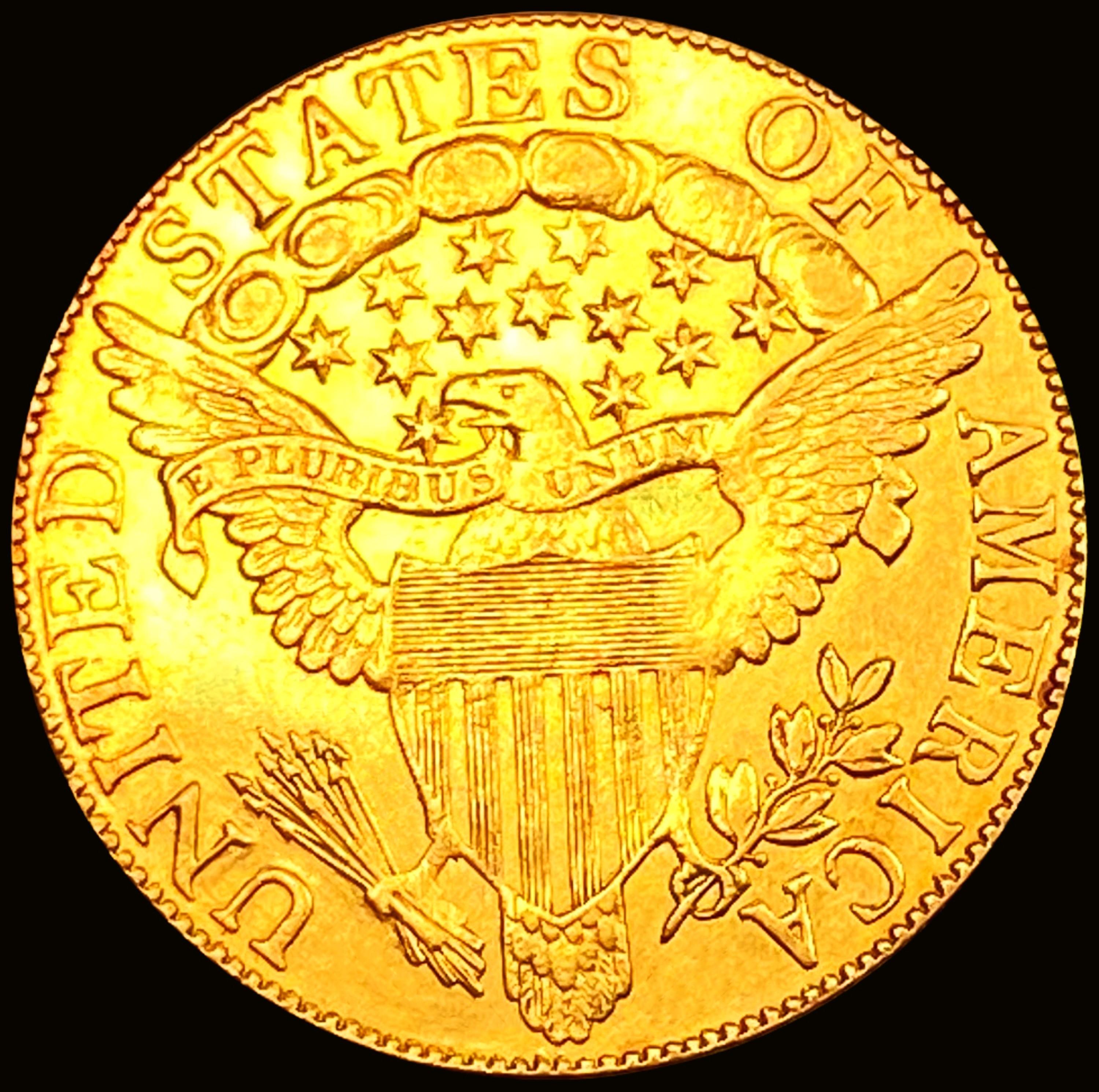 1804 Crosslet 4 BD-1 $10 Gold Eagle UNCIRCULATED