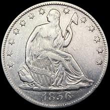 1856-O Seated Liberty Half Dollar CLOSELY UNCIRCUL
