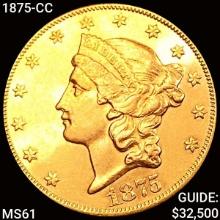 1875-CC $20 Gold Double Eagle