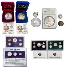 1853-1998 [13] US Varied Coinage w/ US PF Sets