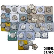 [34 Coins][1933 - 1945] Varied US Coinage