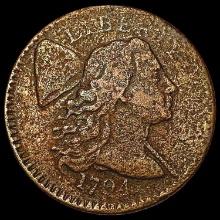1794 Head of 94 Flowing Hair Cent LIGHTLY CIRCULAT