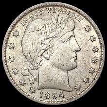 1894-S Barber Quarter CLOSELY UNCIRCULATED