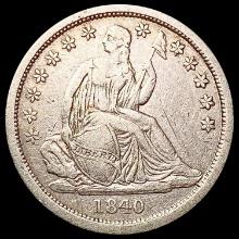 1840 Seated Liberty Dime NEARLY UNCIRCULATED