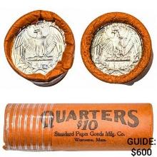 1960's 90% Silver Quarter Mixed Date Roll [40 Coin