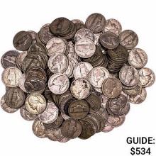1942-1945 War Nickel Lot [178 Coins]