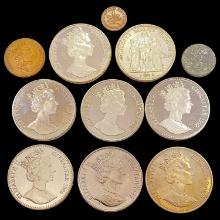 (11) Varied Foreign Coinage HIGH GRADE