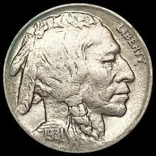 1931-S Buffalo Nickel NEARLY UNCIRCULATED