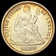 1889 Seated Liberty Dime CLOSELY UNCIRCULATED