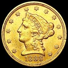 1888 $2.5 Gold Quarter Eagle CLOSELY UNCIRCULATED
