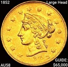 1852 Large Head Wass Molitor Gold Eagle