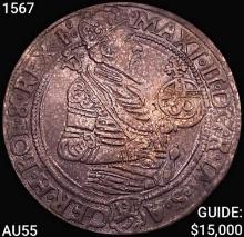 1567 Bavarian 60 Kreuzer Coin