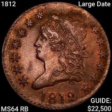 1812 Large Date Classic Head Cent CHOICE BU