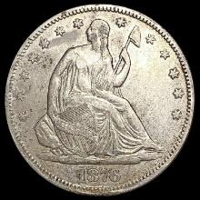 1876-S Seated Liberty Half Dollar NEARLY UNCIRCULA