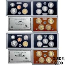 2013 Silver PR Sets (28 Coins)