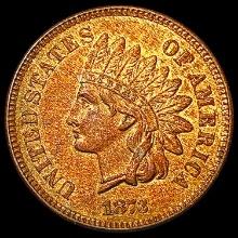 1873 Closed 3 Indian Head Cent UNCIRCULATED