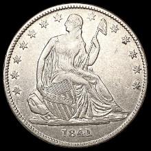 1841-O Seated Liberty Half Dollar CLOSELY UNCIRCUL