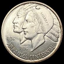 1935 Arkansas Half Dollar GEM BU