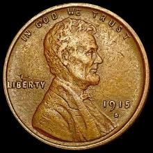 1915-S Wheat Cent NEARLY UNCIRCULATED