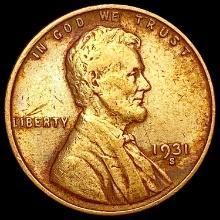 1931-S Wheat Cent NEARLY UNCIRCULATED