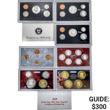 1998-2009 Silver PR Sets (33 Coins)