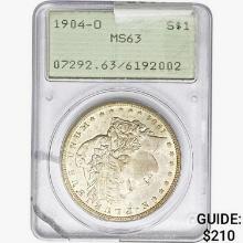 1904-O Morgan Silver Dollar PCGS MS63