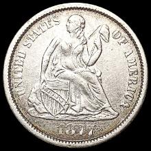 1877-CC Seated Liberty Dime UNCIRCULATED