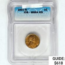 1931-S Wheat Cent ICG MS64 RD