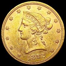1892 $5 Gold Half Eagle UNCIRCULATED