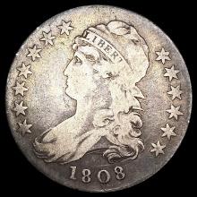 1808 Capped Bust Half Dollar NICELY CIRCULATED