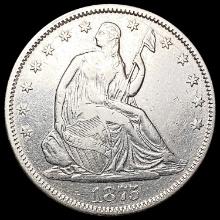 1875-S Seated Liberty Half Dollar CLOSELY UNCIRCULATED