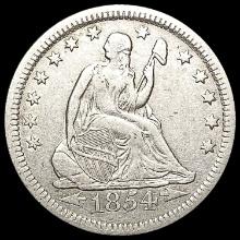 1854 Seated Liberty Quarter CLOSELY UNCIRCULATED
