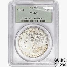 1899 Morgan Silver Dollar PCGS MS64