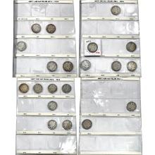 1899-1915 Barber Hald Dollar Set [21 Coins]