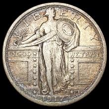 1917 T1 Standing Liberty Quarter NEARLY UNCIRCULATED