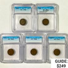 [5] Cents ICG  1859-1919