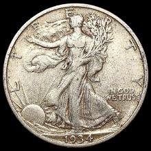 1934-S Walking Liberty Half Dollar NEARLY UNCIRCULATED