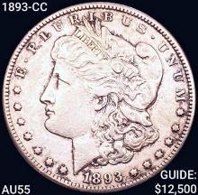 1893-CC Morgan Silver Dollar HIGH GRADE