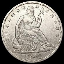 1848-O Seated Liberty Half Dollar CLOSELY UNCIRCULATED