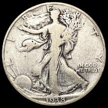 1938-D Walking Liberty Half Dollar NICELY CIRCULATED