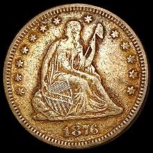 1876 Seated Liberty Quarter LIGHTLY CIRCULATED