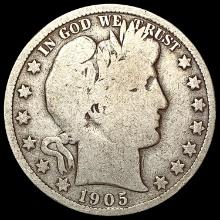 1905-O Barber Half Dollar NICELY CIRCULATED