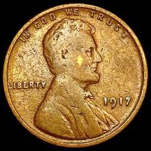 1917 DDO Wheat Cent LIGHTLY CIRCULATED