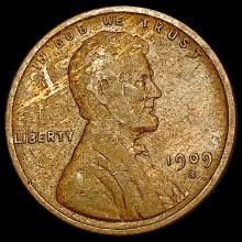1909-S Wheat Cent CLOSELY UNCIRCULATED