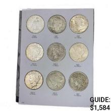 1921-1926 Peace Silver Dollar Book [14 Coins]