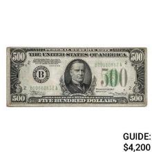 FR. 2201-B 1934 $500 FIVE HUNDRED DOLLARS FRN FEDERAL RESERVE NOTE NEW YORK, NY VERY FINE