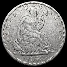 1858-S Seated Liberty Half Dollar CLOSELY UNCIRCULATED