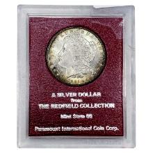 1891-S Morgan Silver Dollar PICC 65 Redfield COLL.