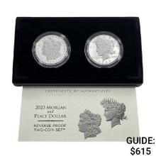 2023 Morgan and Peace Dollar Rev. Proof Set [2 Coins]